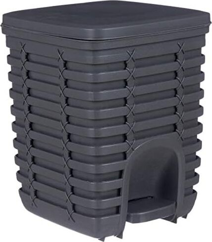 Palm Pedallı Çöp Kovası, Antrasit/gri, 9 Lt