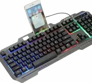 Işıklı Oyuncu Q Klavye Mouse Seti Siyah Gaming Oyuncu Klavye