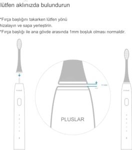 Diş Fırçası Yedek Başlık 2 Paket
