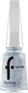 Yoğun Simli Şeffaf Oje - Glitter Nail Enamel - GL038 Holographıc SILVER-8682536049924