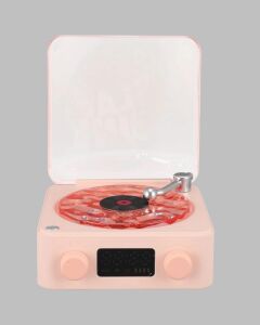 Retro Saatli Bluetooth Hoparlör – Gece Lambalı Kristal Ses Kalitesi Yeni Nesil
