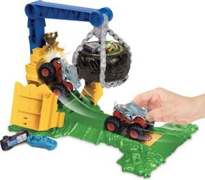 HTP18 Hot Wheels Monster Trucks Arenada Rhinomite Mücadelesi