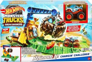 HTP18 Hot Wheels Monster Trucks Arenada Rhinomite Mücadelesi