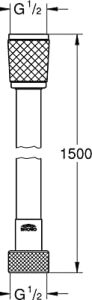 Trend 1500MM Duş Hortumu, Krom, 28741002