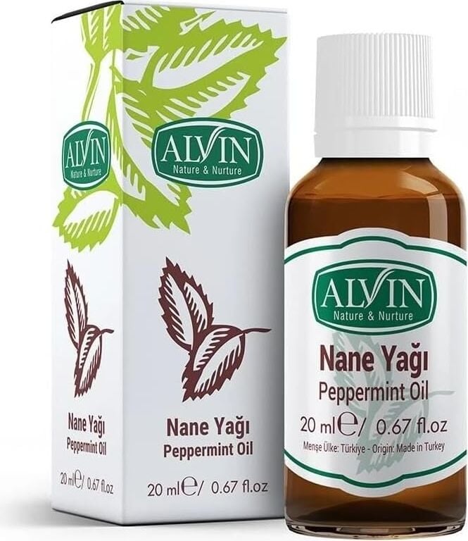 Alvin Nane Yağı Peppermint Oil, Doğal, 20 ml