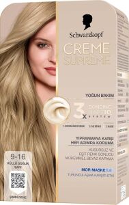 Creme Supreme Saç Boyası 9-16 Küllü Soğuk Sarı