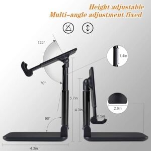 HT-2121 Katlanabilir Telefon ve Tablet Standı Ayarlanabilir Taşınabilir Elektronik Cihaz Standı