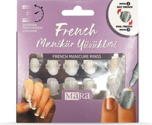 IMM219.022 French Manikür Yüzükleri Klasik Model