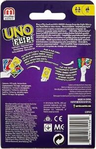 Flip Mattel Uno Flip, Klasik Uno'nun Yeni Versiyonu,  GLH50 GLH50