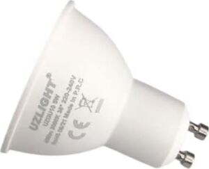 10 Adet 5W LED Ampul GU10 Duy Sarı Işık 3000K Uzlıght