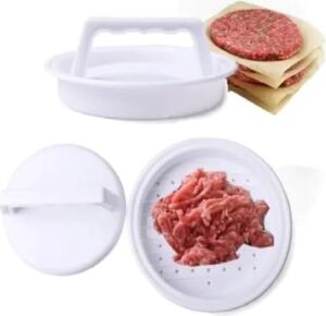 Plastik Burger Presi, Köfte Kalıbı ve Şekillendirici, Pratik Köfte Yapma Aparatı