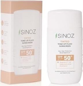Sinoz SPF50 Tinted Sıvı Yüz Güneş Kremi - Yeni Nesil Güneş Filtreleri ile Hibrit Formül 50ML