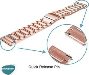 Xiaomi Watch S1 Pro Metal Stainless Steel Kordon (Xiaomi Watch S1 Pro ile Uyumlu Kordon, Akıllı Saat Kayışı)