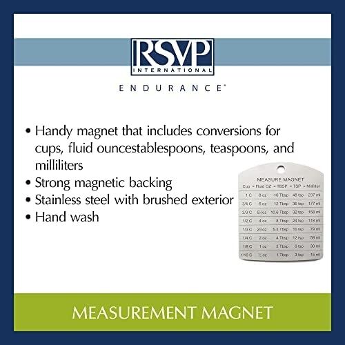 Rsvp International Endurance Magnet Koleksiyonu Paslanmaz Çelik, Dönüşüm Mıknatısı, 4.125X3.5