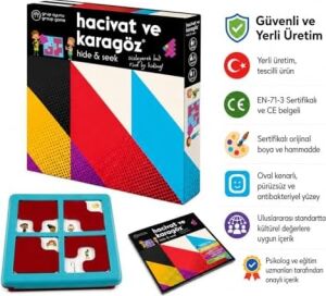Zet Zeka Hacivat ve Karagöz Hide & Find Oyunu 3+ Yaş 1+ Oyuncu