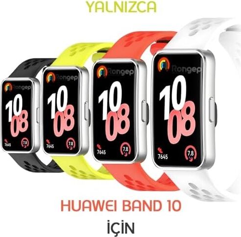 Band 10-9-8 ile Uyumlu Delikli Tasarım Air Loop Silikon Kordon Manyetik Toka Mekanizmalı Nefes Alabilirlik Sağlayan Deformasyona Karşı Dayanıklı Yumuşak Saat Kayışı