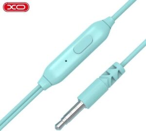 Xo EP50 3.5mm Aux Girişli Mikrofonlu Kablolu Kulaklık - Hd Ses Kalitesi, Multimedya Tuşlu ve Silikon Uçlu Kulak Içi Kulaklık - Mavi (Pembe)