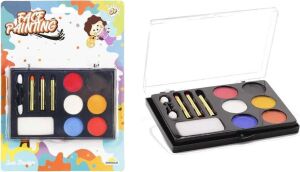 S00002592 Yüz Boyası 3 Kalemli 6 Renkli Krtl-Sun