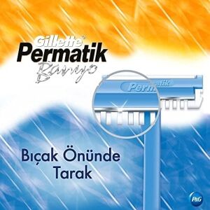 Permatik Banyo Kullan At Erkek Tıraş Bıçağı 10 Adet