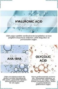 Acqua Perfection 10% Aha + 2% Bha Yenileyici & Canlandırıcı ve Cilt Tonu Eşitleyici Kırmızı Exfoliating Peeling Serum (Gözenek ve Ölü Hücre Temizleyici Etkili) 30ML, Cilt Pürüzsüzleştirici Etki