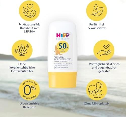 Hipp Babysanft Güneş Kremi-Yüz Için 30 ml