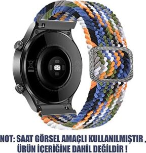 Watch Gt2 Pro Için Kordon Braided Loop Band Renkli