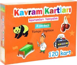 Kızılkaya Oyuncak KZL-145 Kavram KARTLARI-120 Kart