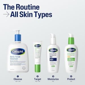 Cetaphil Günlük Yağsız Yüz Nemlendirici Spf 35, Kuru Veya Yağlı Kombinasyon Hassas Ciltler Için Kokusuz Yüz Losyonu