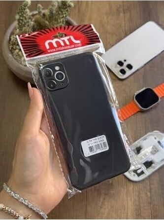 Süper Ince Mat Ultra Thin Silikon Kılıf Siyah iPhone 11 Pro Max ile Uyumlu