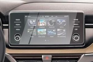Skoda Kamiq ile Uyumlu Iki Tuşlu Multimedya 9h Nano Ekran Koruyucu 2024 2025