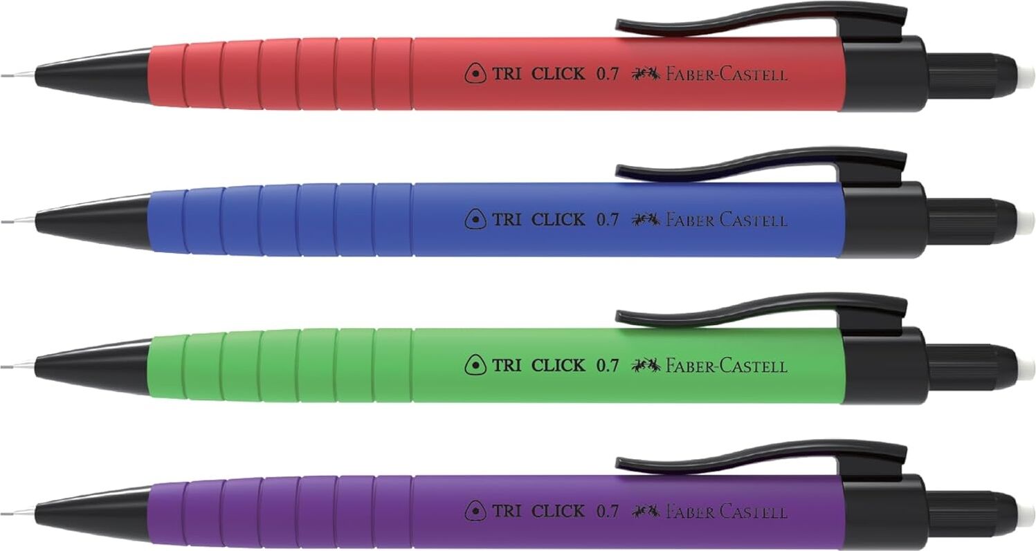 Uçlu Kalem Tri-Click Vers. Rubberized, 0.7, Asorti