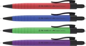 Uçlu Kalem Tri-Click Vers. Rubberized, 0.7, Asorti