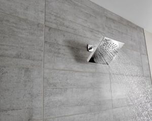 (2.5 Gpm, Chrome) -  S6345 Velocity Two-Function 20CM - 1.3cm Diameter Spray Rainshower Showerhead, Chrome