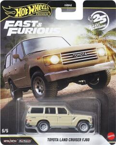 Premium Fast & Furious 25. Yıl 5'li Set Bmw M5, Dodge Charger, Honda Nsx Type-R, Dodge Challenger, Land Cruiser, Die-Cast Metal Arabalar HNW46 979Q