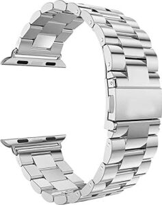 Apple Watch Ultra Için Metal Stainless Steel Kordon Gümüş [watch Ultra ile Uyumlu Kordon - Gümüş]