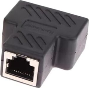 P-26130 Ethernet Splitter 1 Ila 2 RJ45 Ağ Kablosu Adaptörü, Not Sadece Bir Seferde Bir Ağ Bağlayın, Adsl/bilgisayarlar/tv'ler/yönlendiriciler ile Uyumlu 1.kalite Kaplin Coupler Splitter (1)