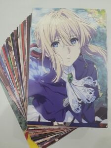 80 Adet Anime Kadın Yüzü Duvar Kolaj Kiti – Yüzler ve Gözler Poster Seti, Kawaii Anime Kolaj Kartları, Kuşe Kağıt 350 Gr, 10X15 Cm, Yüksek Kaliteli Duvar Dekorasyonu, Kutulu Ambalaj