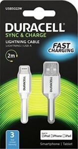 Lightning USB Kablosu (1 M) Apple iPhone Için Lightning (2 Meter) Beyaz USB5022W