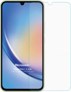 Galaxy A34 Tempered Glass Cam Ekran Koruyucu