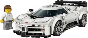 Bugatti Centodieci 77240 – 9 Yaş ve Üzeri Çocuklar Için Koleksiyonluk Model Araba, Detaylı Yarış Arabası ve Sürücü Figürüyle Oyun ve Sergileme Yapım Seti (291 Parça)