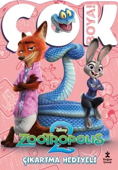 Disney Zootropolis 2 - Çok Boya! Çıkartmalı Dev Boyama Kitabı