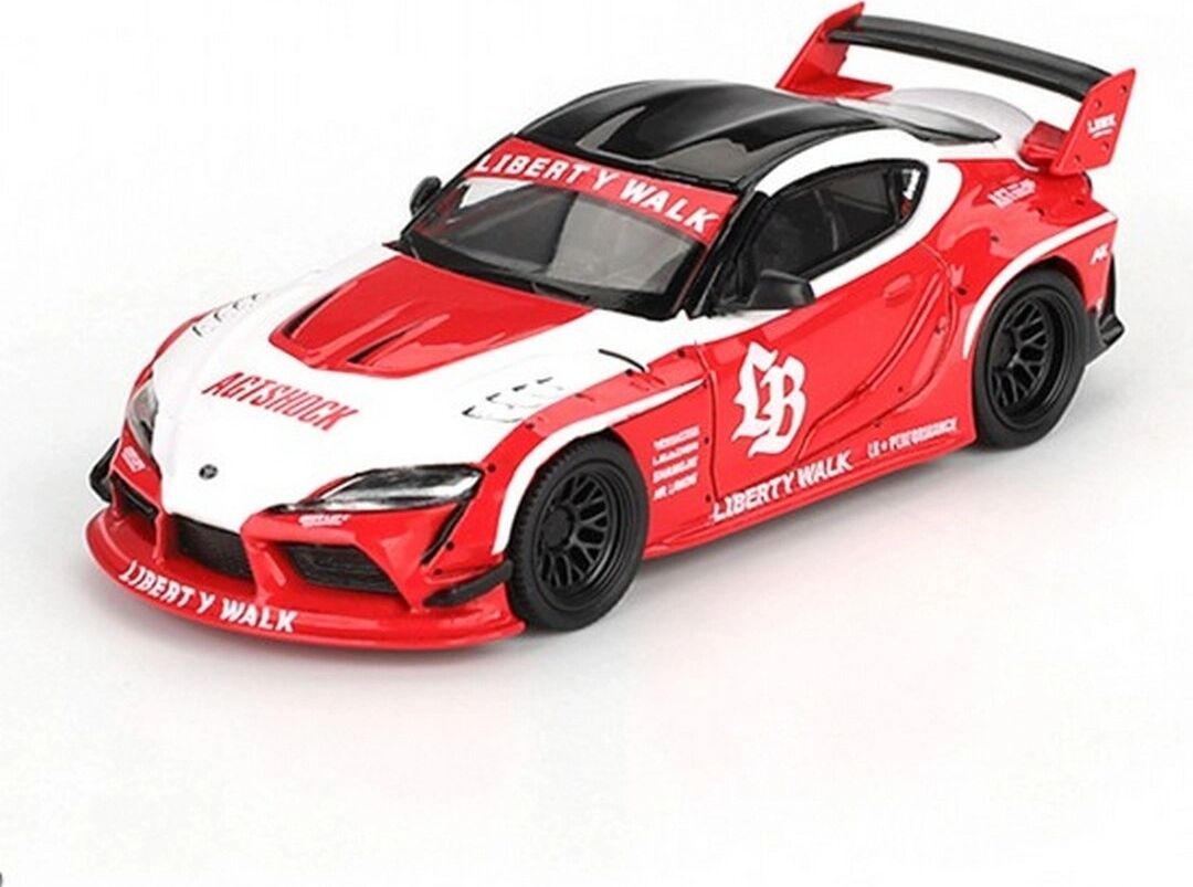 Mini Gt 1/64 Lb-Works Toyota gr Supra Red/white
