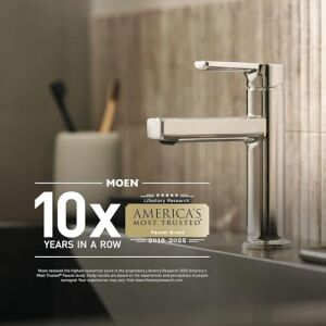 Moen 97491BN Escutcheon For Monticello Posi-Temp Single Handle Tub And Shower Faucets, Brushed Nickel
