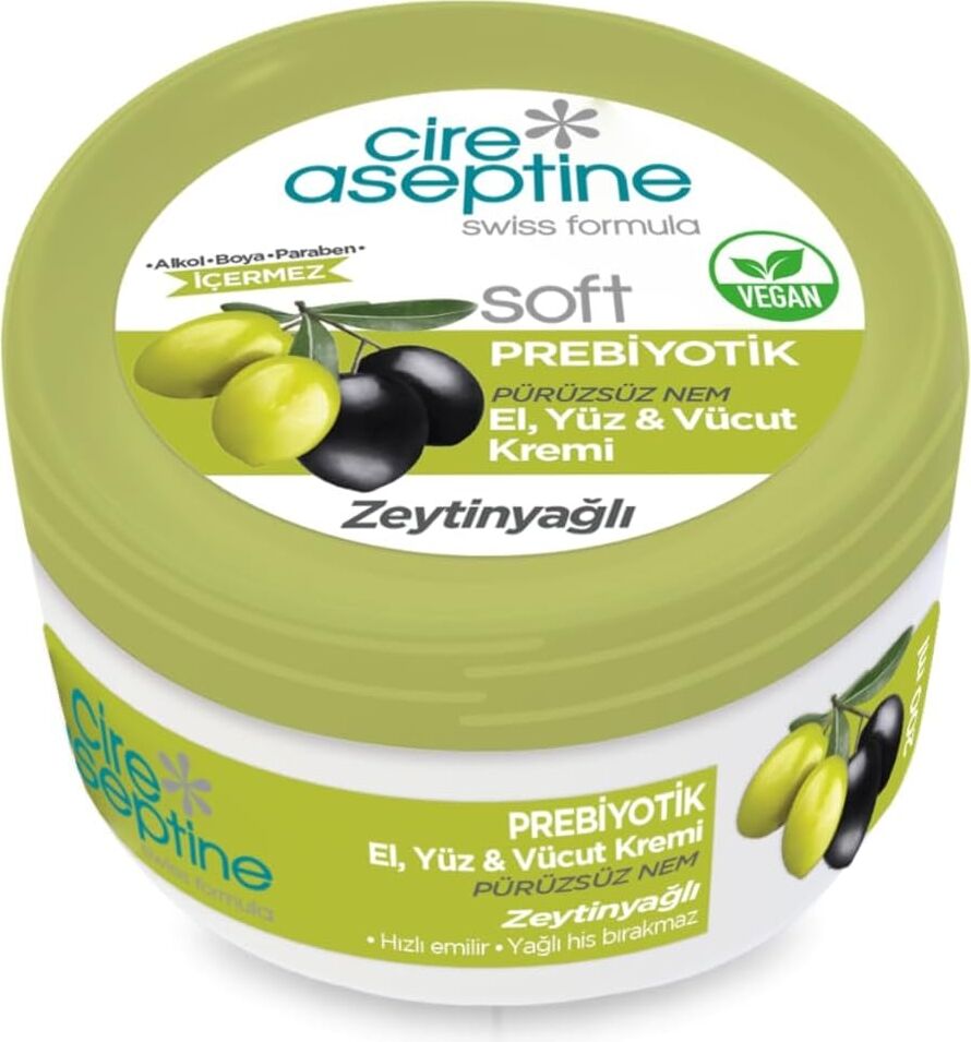 Soft Prebiyotik Zeytinyağlı El, Yüz ve Vücut Kremi 200 ml