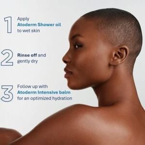 Atoderm Shower Oil Kuru Ciltler Için Niasinamid Içeren Nemlendirici ve Besleyici Duş Yağı Bebek, Çocuk ve Yetişkin Kullanımına Uygun