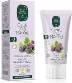 Doğal Karadut Özlü Çocuk Diş Macunu 60ML