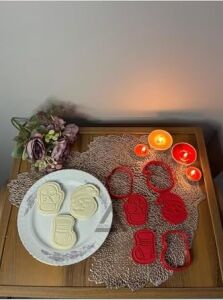 Almalı Yılbaşı & Yeniyıl Kurabiye Kalıbı Set-1 (3'lü)