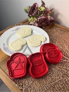 Almalı Yılbaşı & Yeniyıl Kurabiye Kalıbı Set-1 (3'lü)