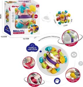 BIB6034-VARDEM 6 In 1 Diş Kaşıyıcılı Bebek Topu