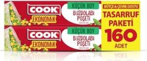 Ekonomik Buzdolabı Poşeti, Küçük Boy, 20 x 30 Cm, 160 Yaprak